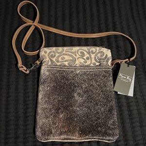 Myra Bag Elegant Cream and Brown Design